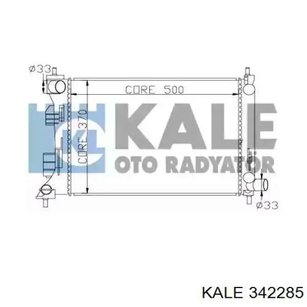 Радиатор 342285 Kale