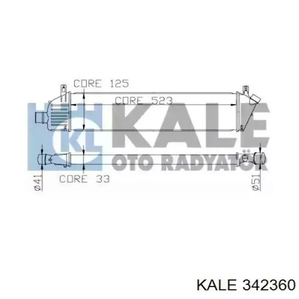 342360 Kale интеркулер