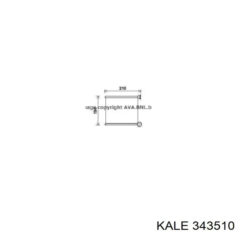 Motor eléctrico, ventilador habitáculo 343510 Kale