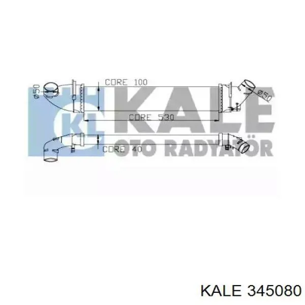 345080 Kale интеркулер