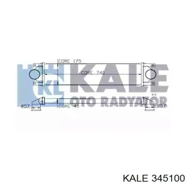 345100 Kale интеркулер