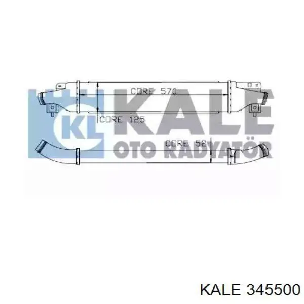Купить 30780 NRF Интеркулер