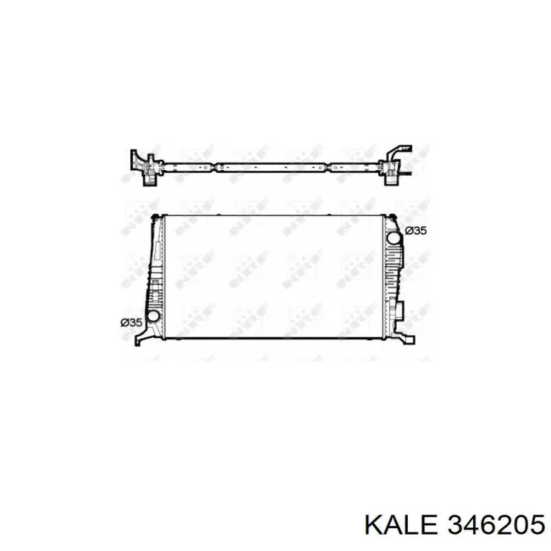 346205 Kale Радиатор основной