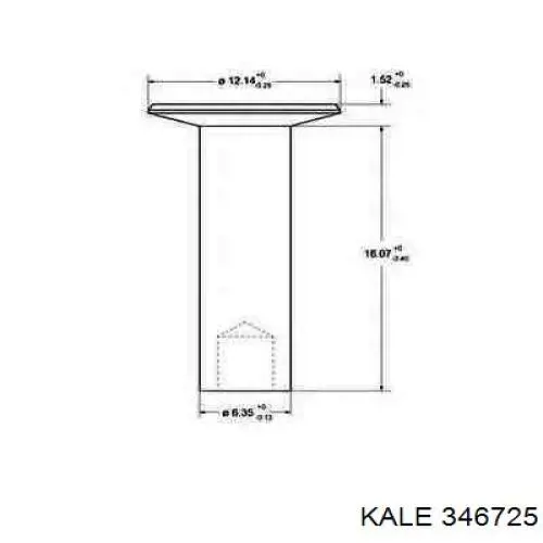 346725 Kale радиатор печки