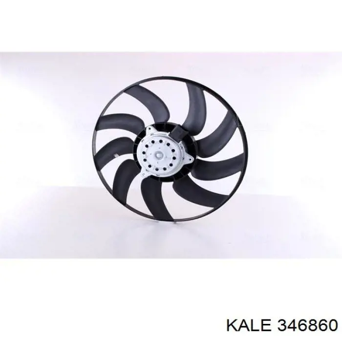 346860 Kale электровентилятор охлаждения в сборе (мотор+крыльчатка левый)