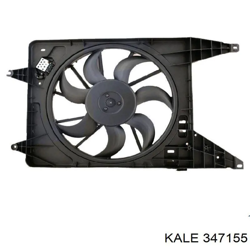347155 Kale диффузор радиатора охлаждения, в сборе с мотором и крыльчаткой