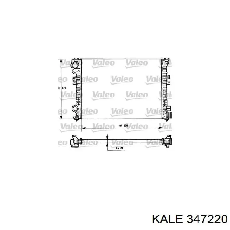 347220 Kale Радиатор основной