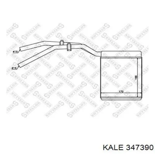 Купить 347390 Kale Радиатор печки