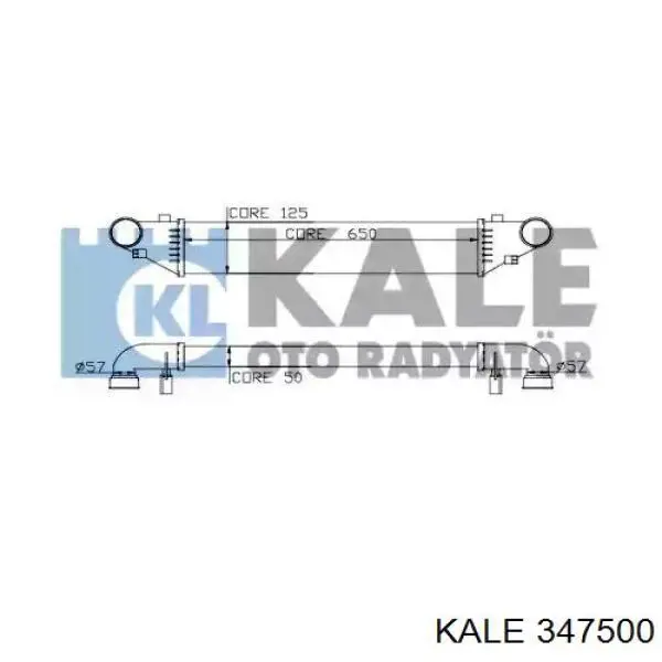 347500 Kale Охладитель наддувочного воздуха