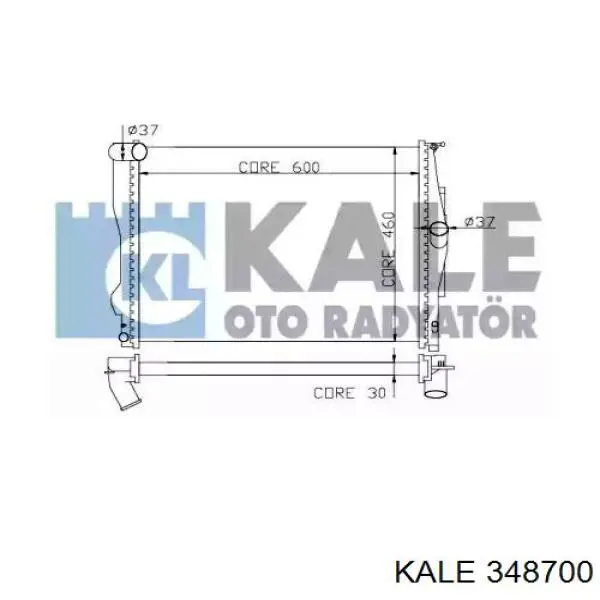348700 Kale радиатор
