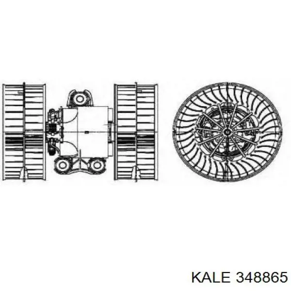 348865 Kale вентилятор печки