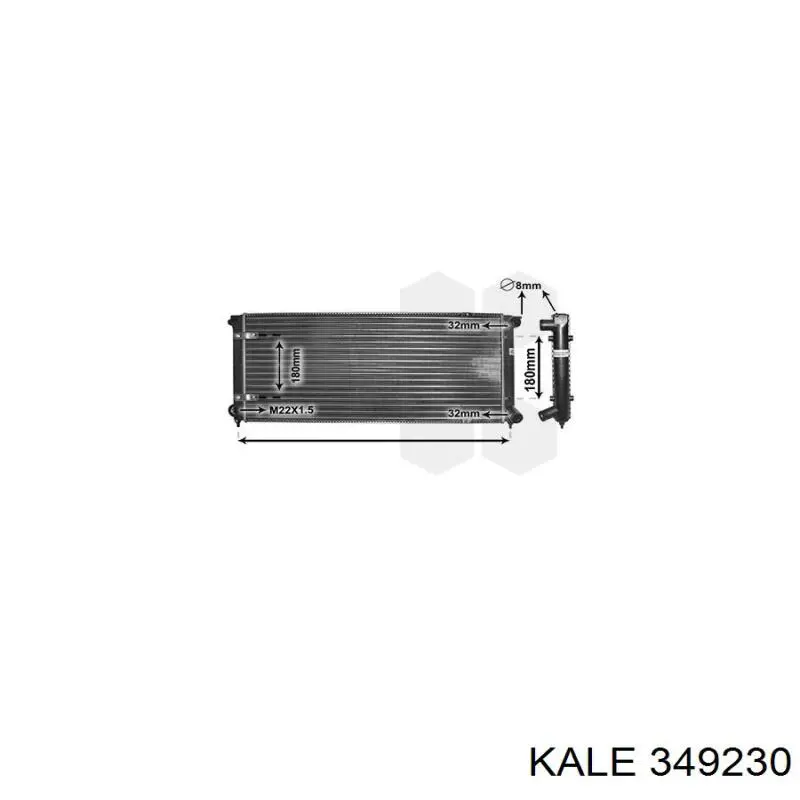 Радиатор 349230 Kale