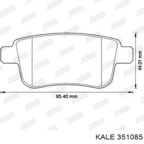 Бачок системы охлаждения 351085 Kale