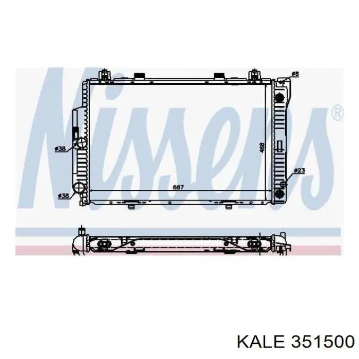 Радиатор 351500 Kale
