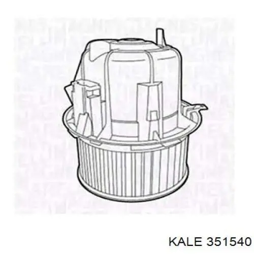 Вентилятор печки 351540 Kale