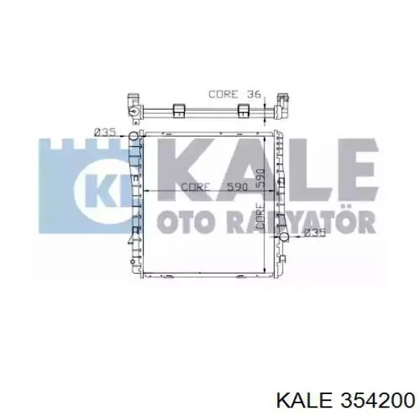 Радиатор 354200 Kale