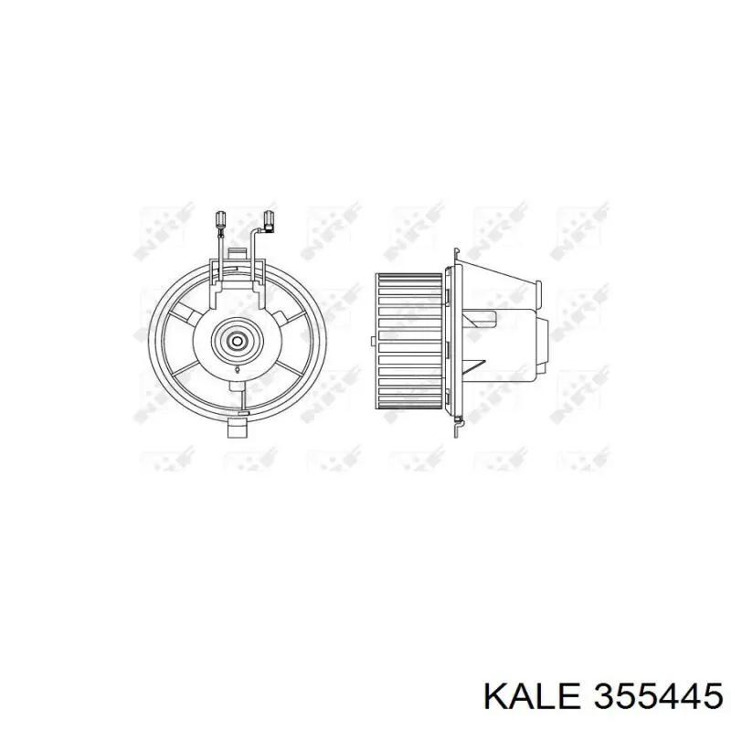 Вентилятор печки 355445 Kale