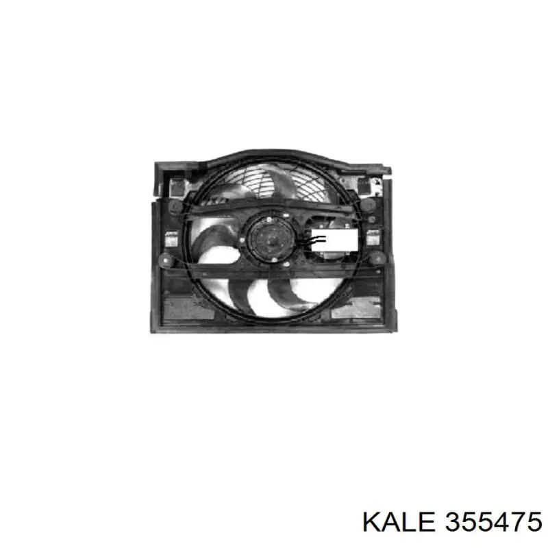 355475 Kale диффузор радиатора охлаждения, в сборе с мотором и крыльчаткой