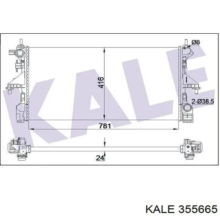 355665 Kale радиатор
