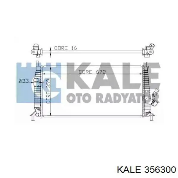 356300 Kale радиатор