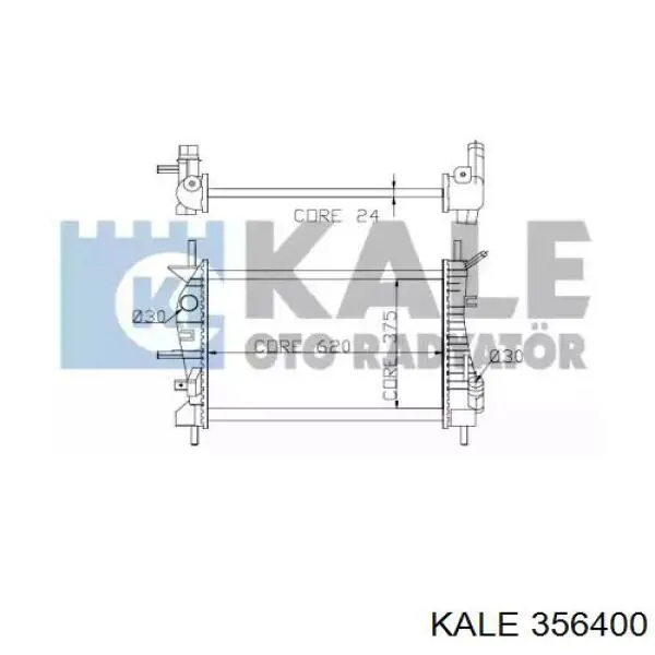 Радиатор 356400 Kale