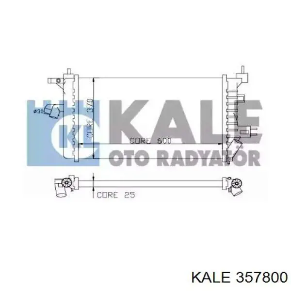 Радиатор 357800 Kale