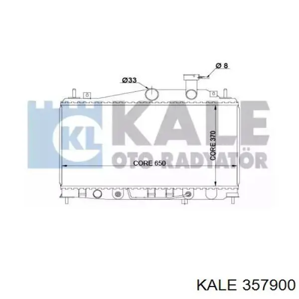 Радиатор 357900 Kale