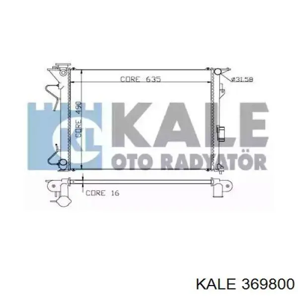 Радиатор 369800 Kale