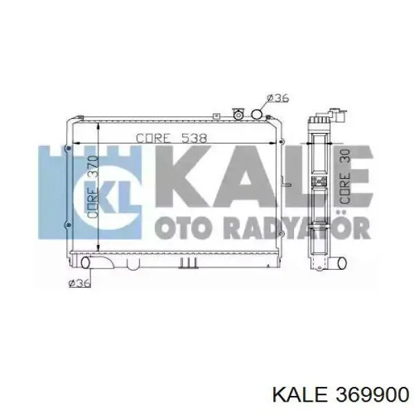 Радиатор 369900 Kale