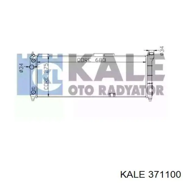 Радиатор 371100 Kale