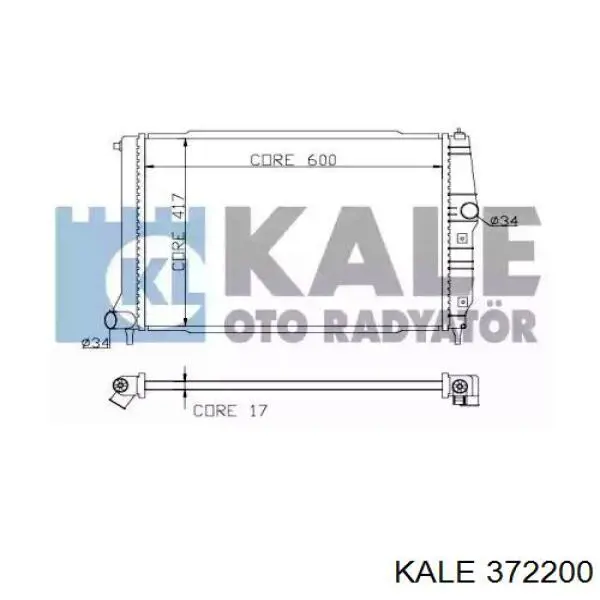 Радиатор 372200 Kale