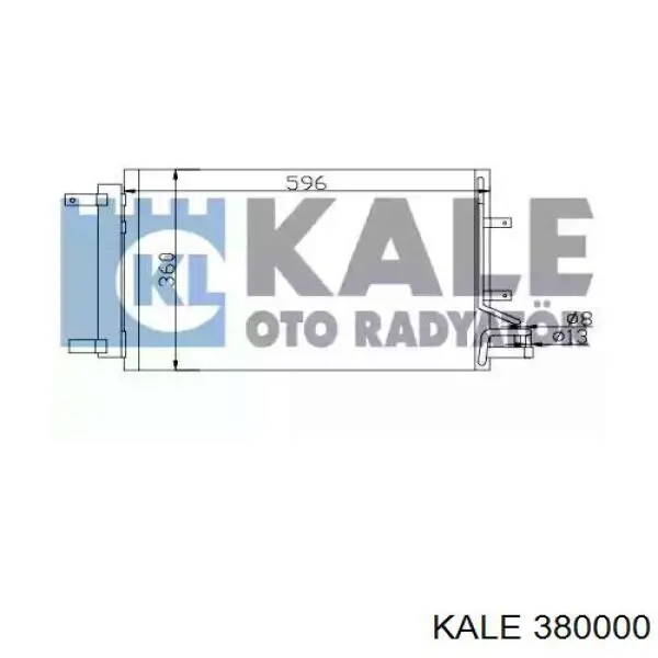 Радиатор кондиционера 380000 Kale