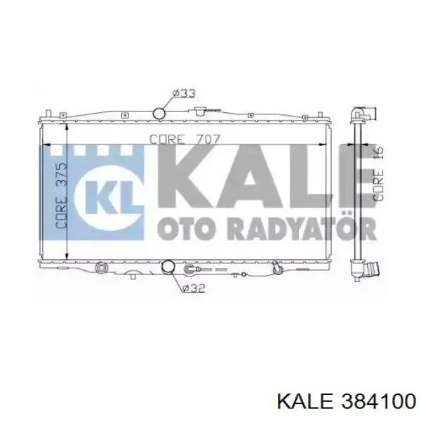 Радиатор 384100 Kale