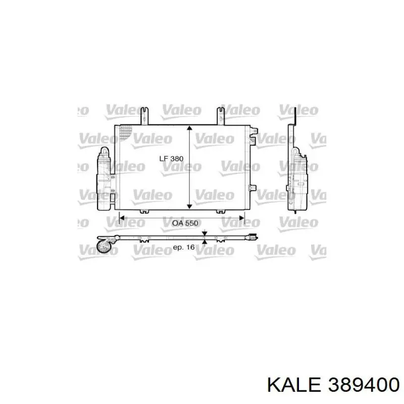 Купить 389400 Kale Радиатор системы охлаждения кондиционера