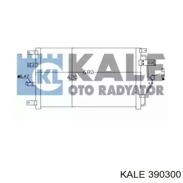 390300 Kale радиатор кондиционера