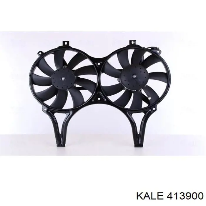 413900 Kale диффузор радиатора кондиционера, в сборе с крыльчаткой и мотором