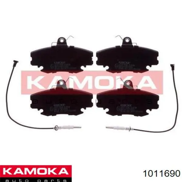 1011690 Kamoka колодки тормозные передние дисковые