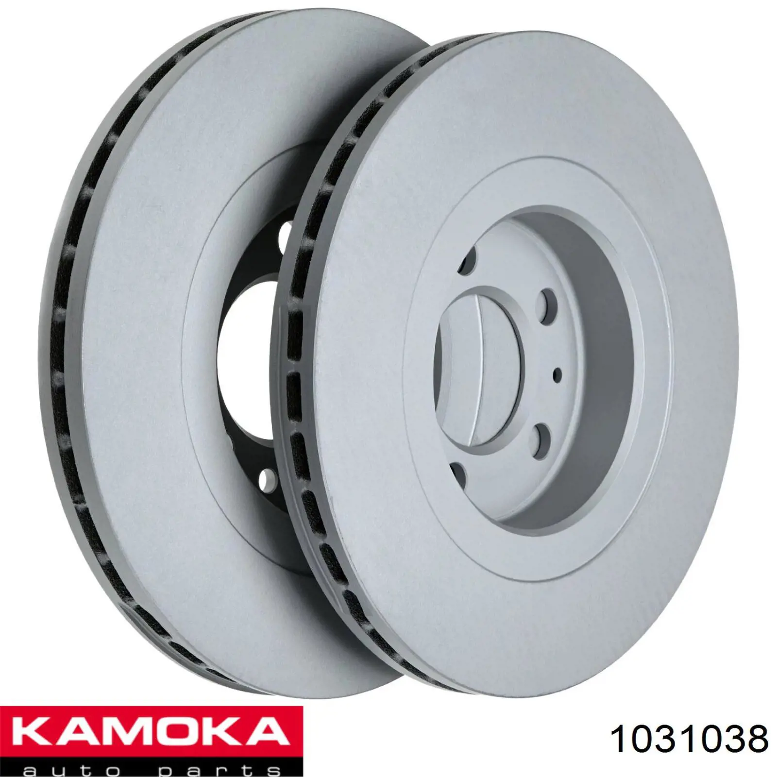 Передние тормозные диски 1031038 Kamoka