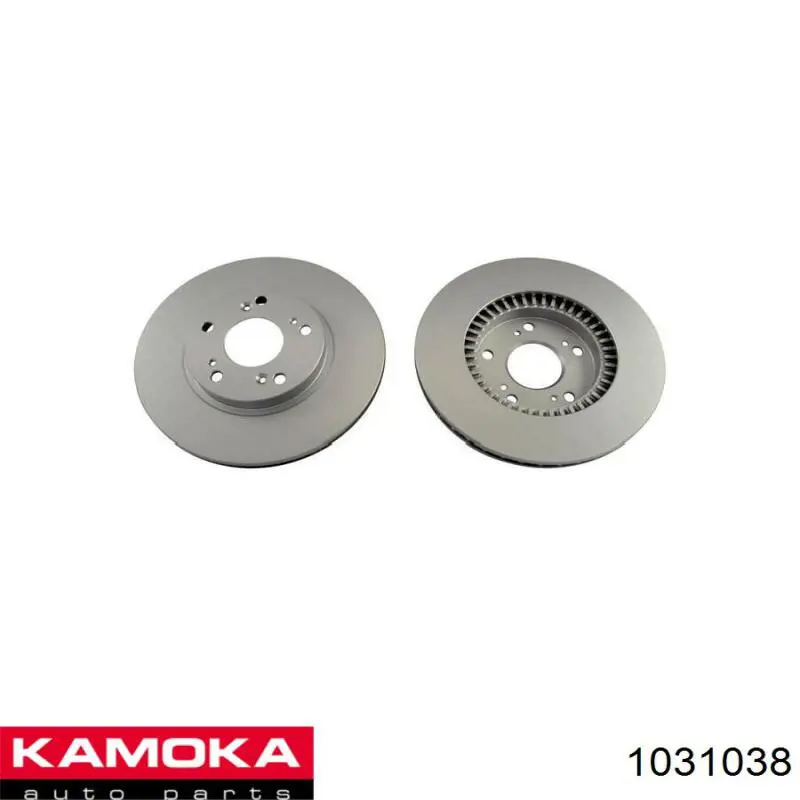 Передние тормозные диски 1031038 Kamoka