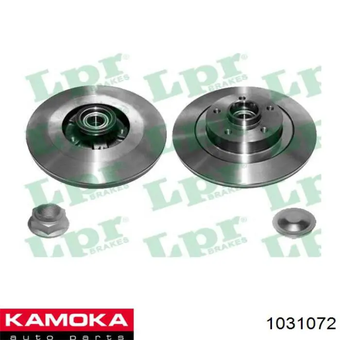 Купить 1031072 Kamoka Диск тормозной задний