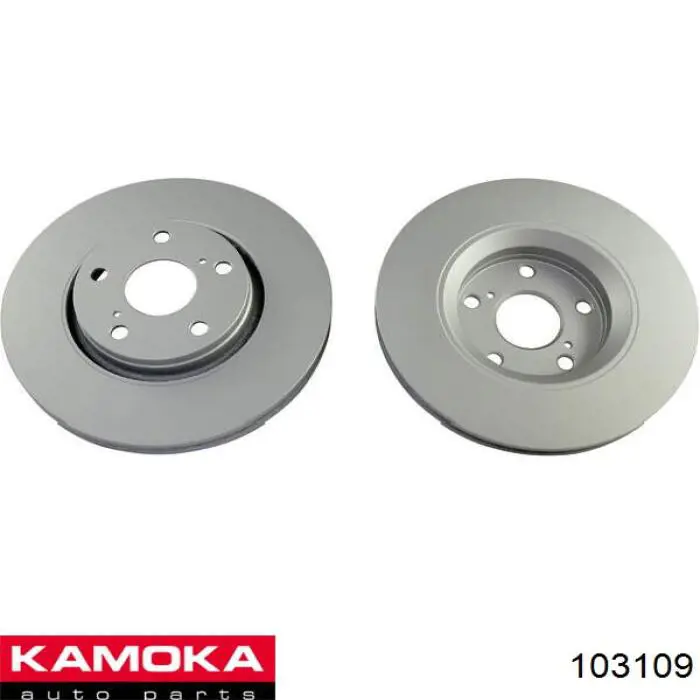 Передние тормозные диски 103109 Kamoka