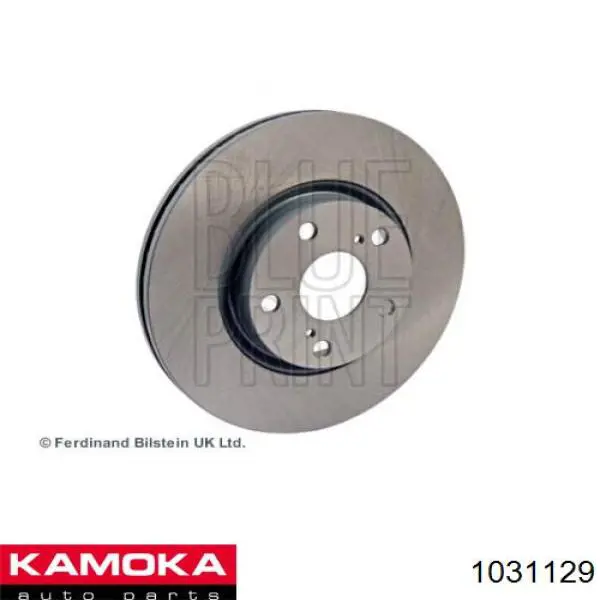 Передние тормозные диски 1031129 Kamoka