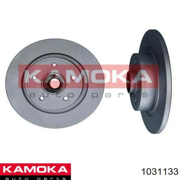 Disco de freno trasero 1031133 Kamoka