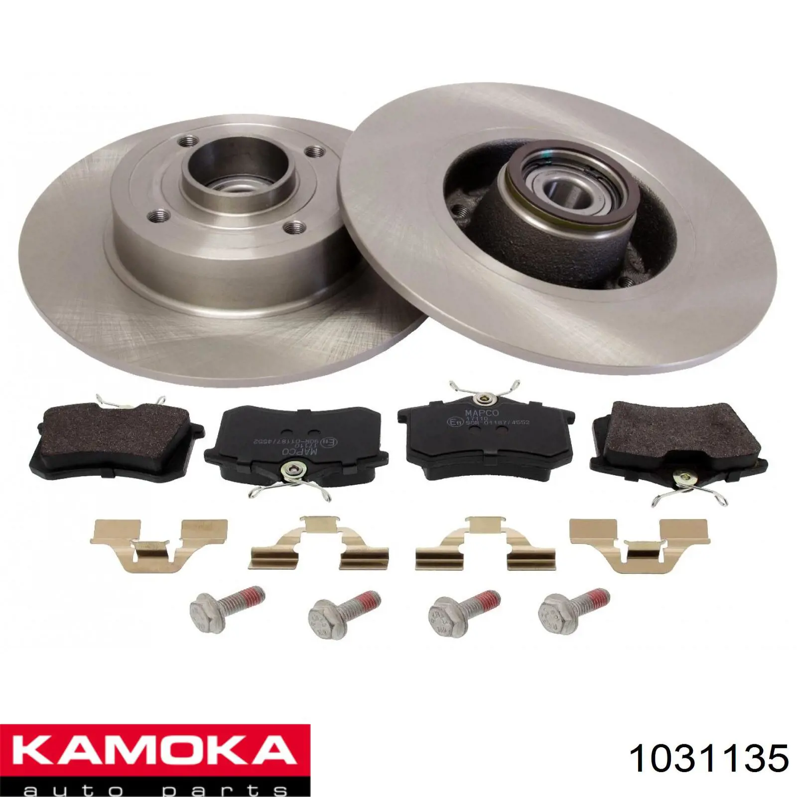 Тормозные диски 1031135 Kamoka
