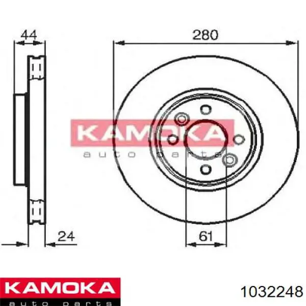 Купить 1032248 Kamoka Ротор тормозной