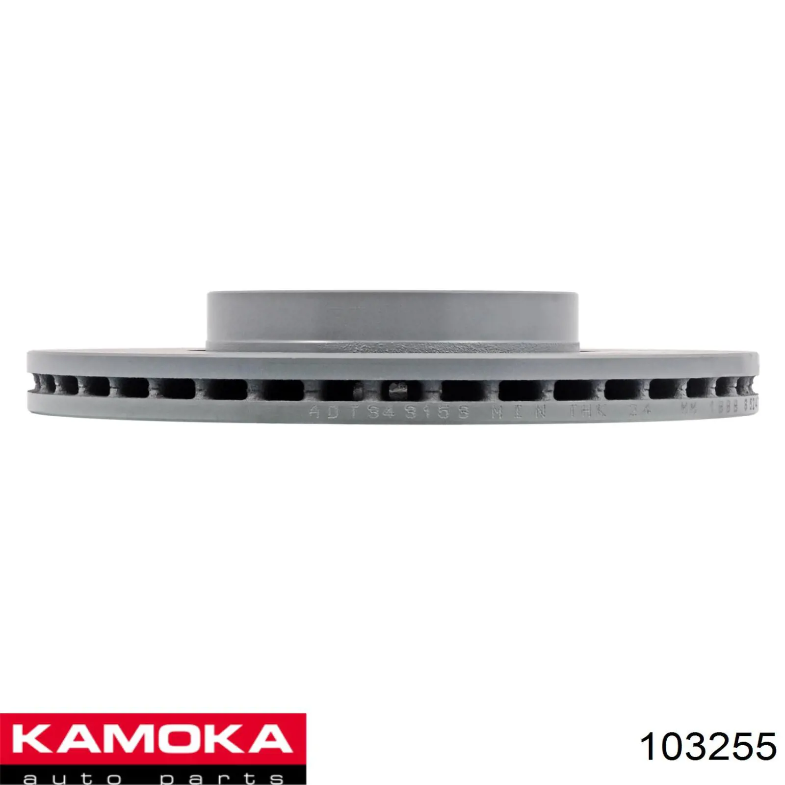 Передние тормозные диски 103255 Kamoka