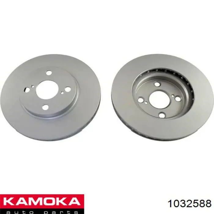 1032588 Kamoka Диск тормозной передний