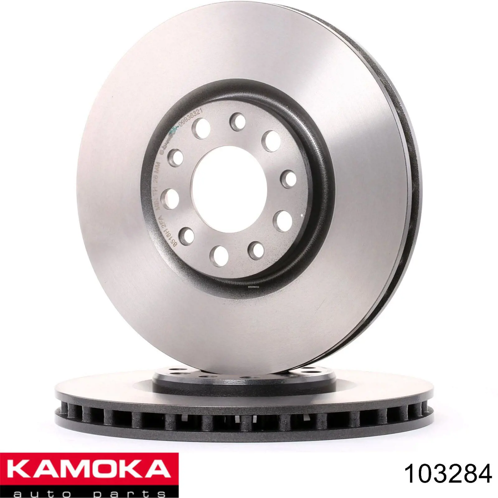 Передние тормозные диски 103284 Kamoka