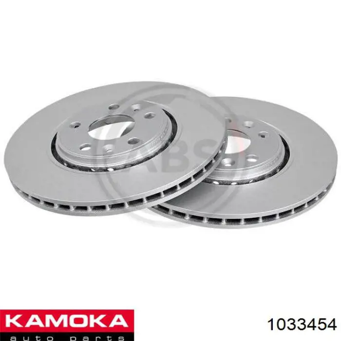 Передние тормозные диски 1033454 Kamoka