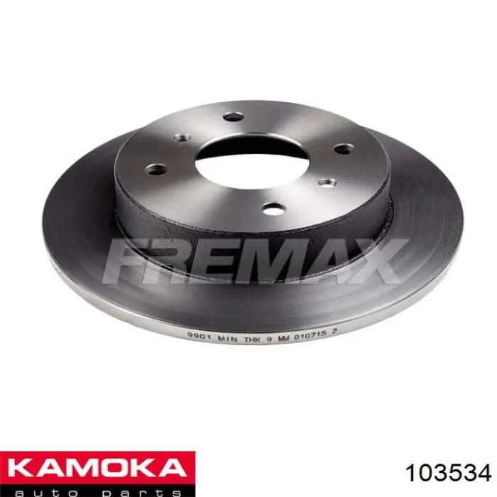 Задний тормозной диск Kamoka 103534 цена, от 22.10 USD
